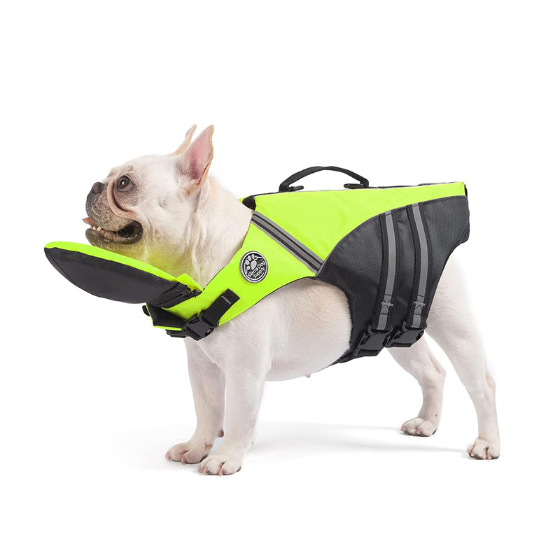 Kamizelka ratunkowa dla psa PupSafe zielona fluo